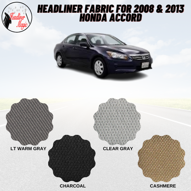 Foam Back Headliner Fabric for 2008 - 2012 Honda Accord