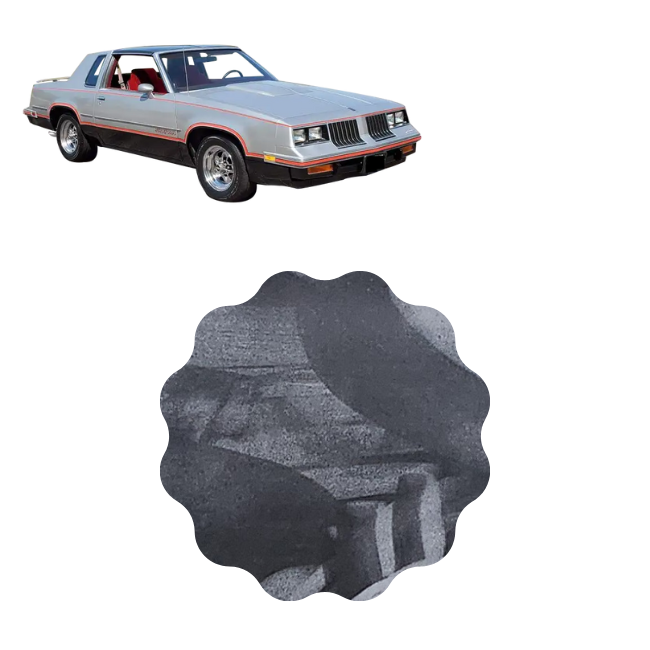 Suede Headliner Olds Cutlass Charcoal