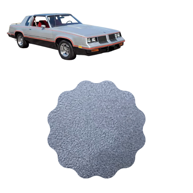 Suede Headliner Olds Cutlass Gray