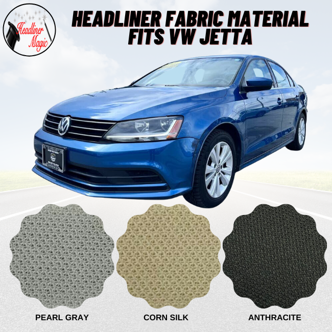 Foam Back Headliner Fabric for 2006 - 2024 Volkswagen Jetta